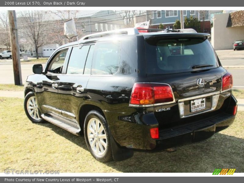 Onyx Black / Dark Gray 2008 Lexus LX 570