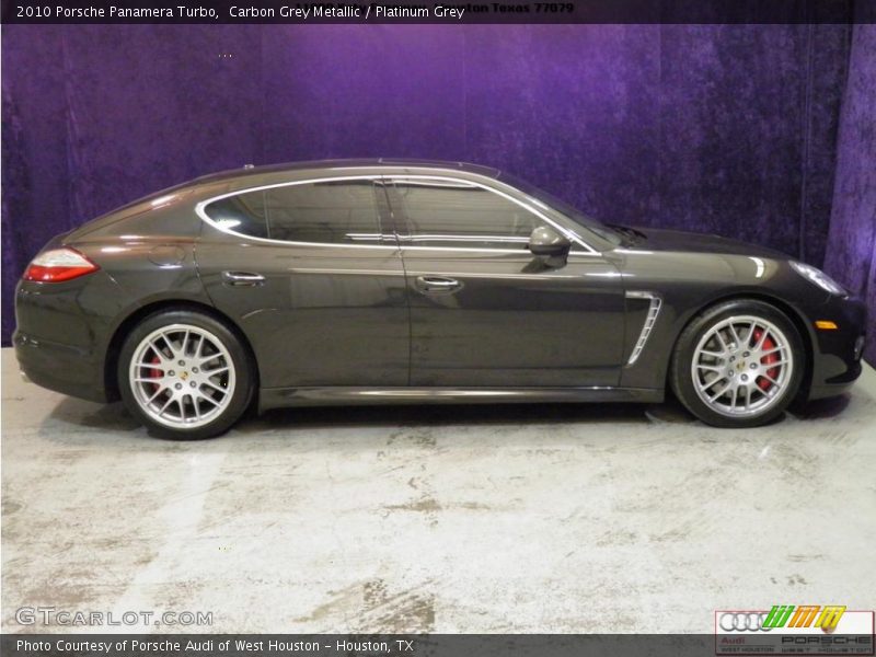 Carbon Grey Metallic / Platinum Grey 2010 Porsche Panamera Turbo