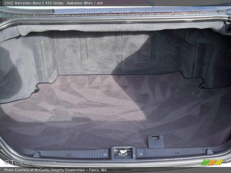 Alabaster White / Ash 2002 Mercedes-Benz S 430 Sedan