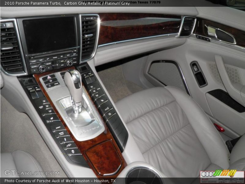 Carbon Grey Metallic / Platinum Grey 2010 Porsche Panamera Turbo