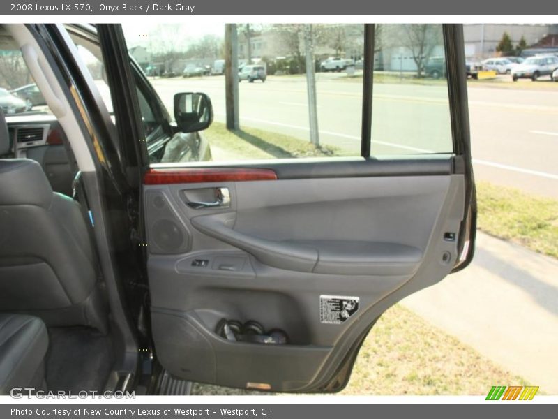 Onyx Black / Dark Gray 2008 Lexus LX 570