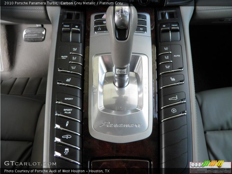 Carbon Grey Metallic / Platinum Grey 2010 Porsche Panamera Turbo