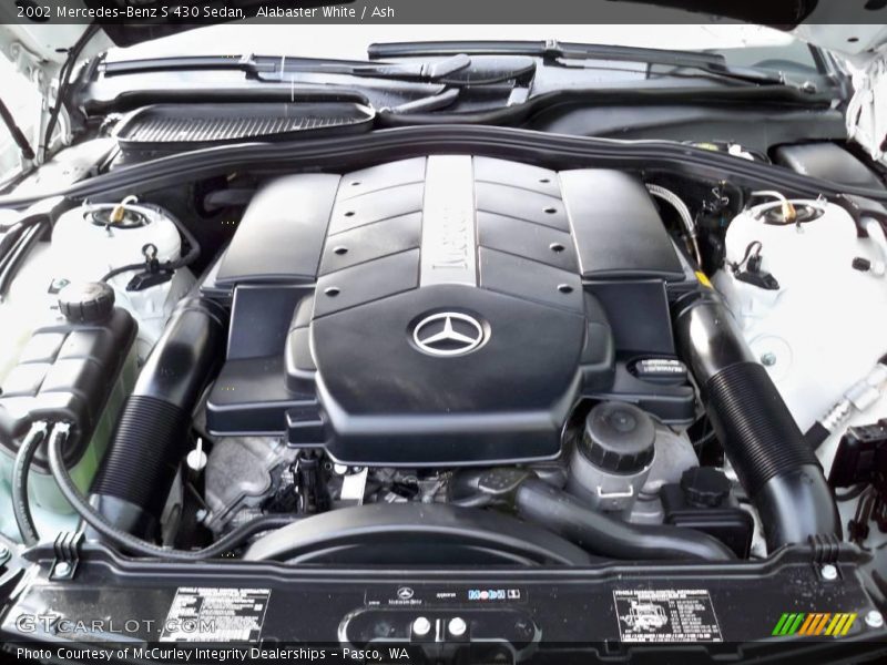 Alabaster White / Ash 2002 Mercedes-Benz S 430 Sedan