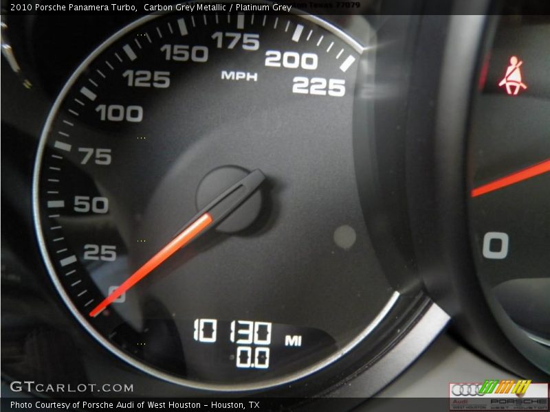 Carbon Grey Metallic / Platinum Grey 2010 Porsche Panamera Turbo