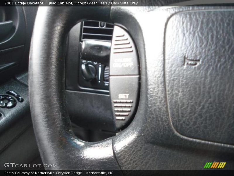 Forest Green Pearl / Dark Slate Gray 2001 Dodge Dakota SLT Quad Cab 4x4