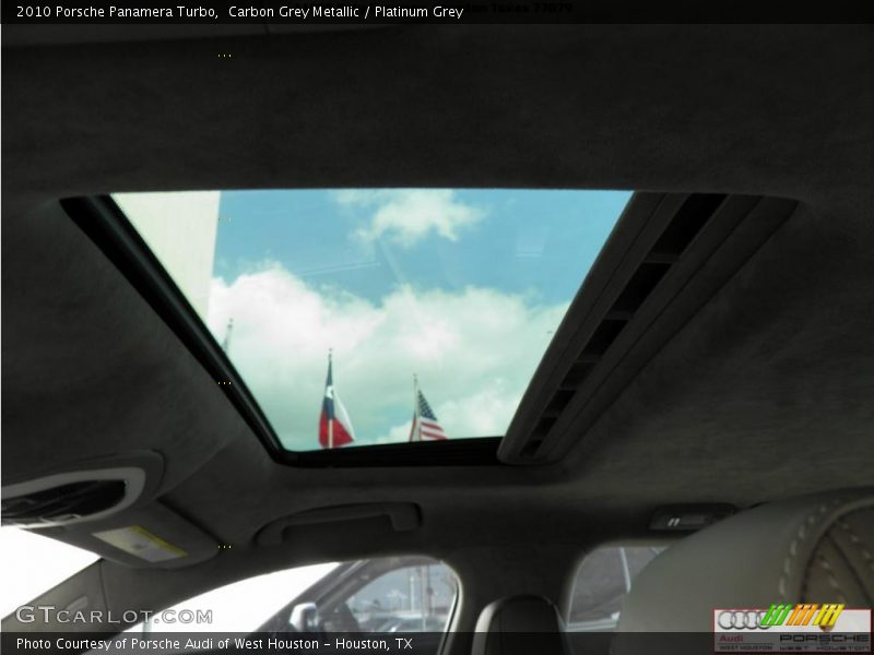 Carbon Grey Metallic / Platinum Grey 2010 Porsche Panamera Turbo