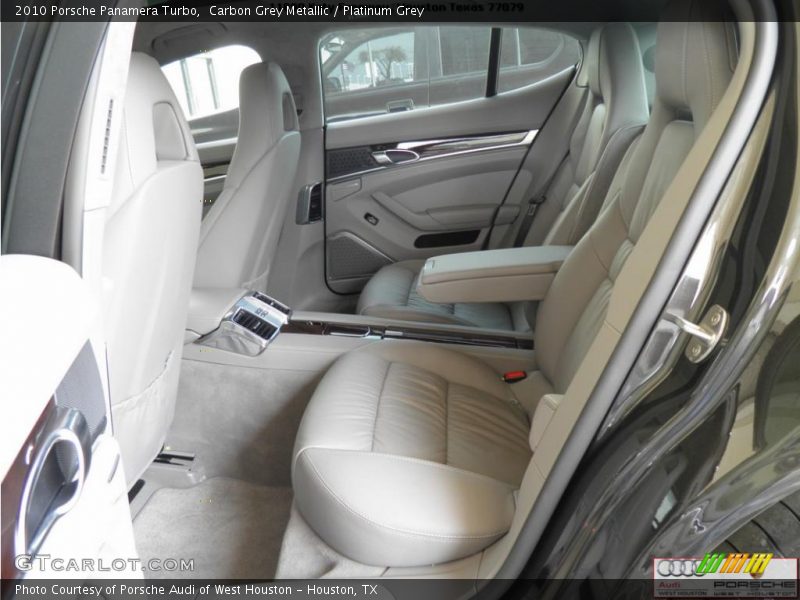 Carbon Grey Metallic / Platinum Grey 2010 Porsche Panamera Turbo