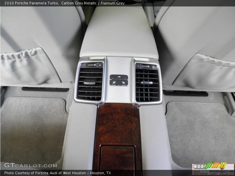 Carbon Grey Metallic / Platinum Grey 2010 Porsche Panamera Turbo
