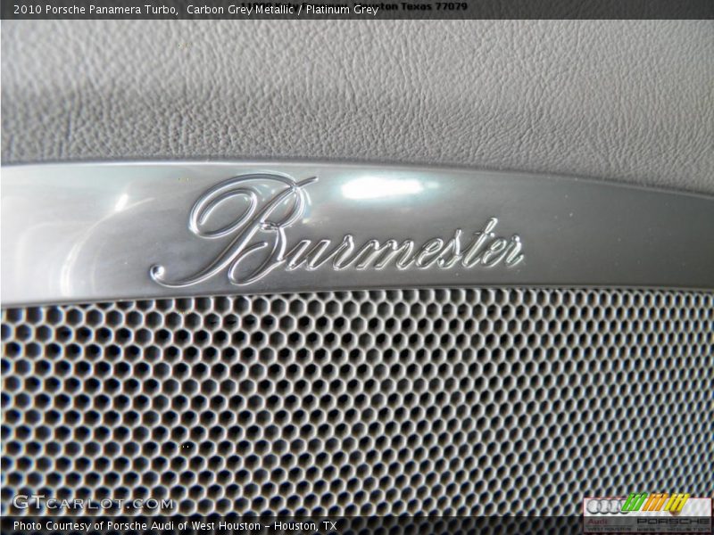 Carbon Grey Metallic / Platinum Grey 2010 Porsche Panamera Turbo