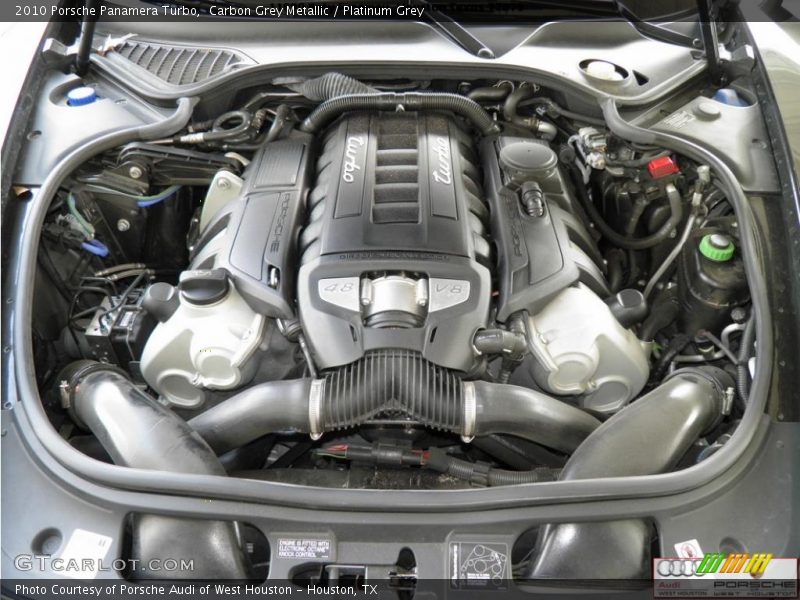 Carbon Grey Metallic / Platinum Grey 2010 Porsche Panamera Turbo