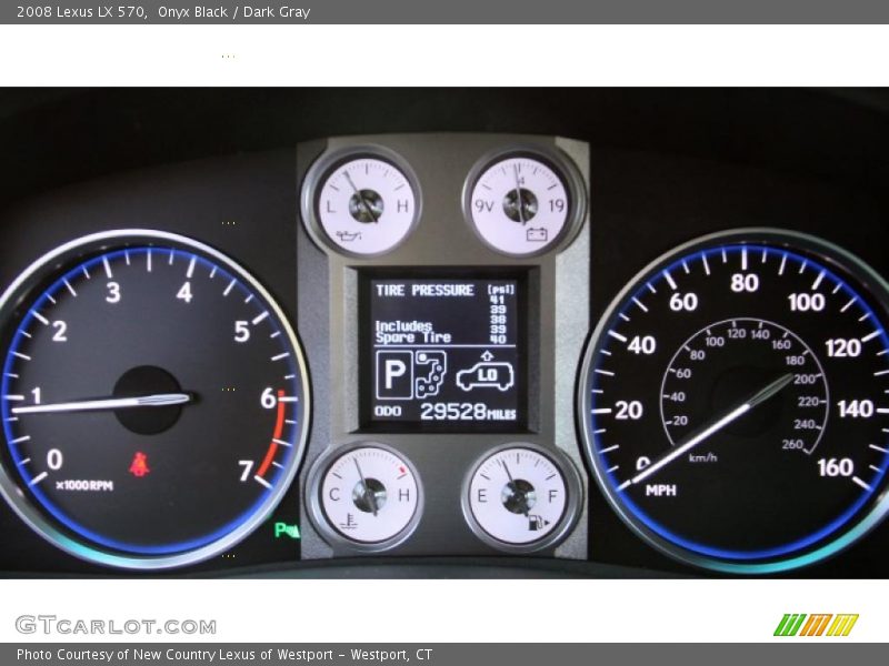  2008 LX 570 570 Gauges