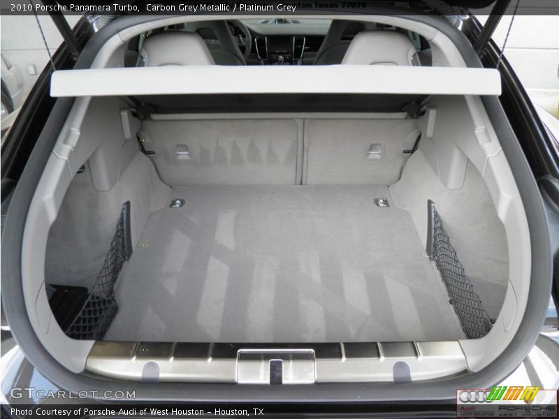 Carbon Grey Metallic / Platinum Grey 2010 Porsche Panamera Turbo