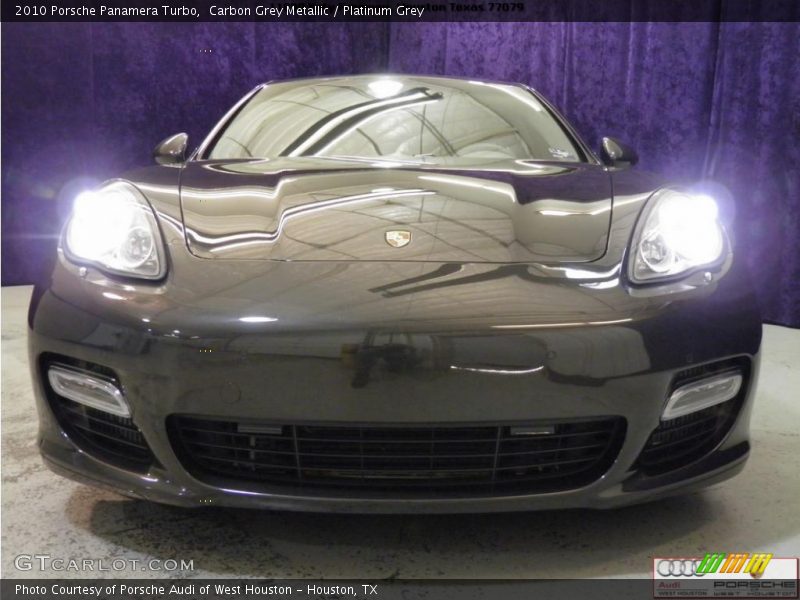 Carbon Grey Metallic / Platinum Grey 2010 Porsche Panamera Turbo