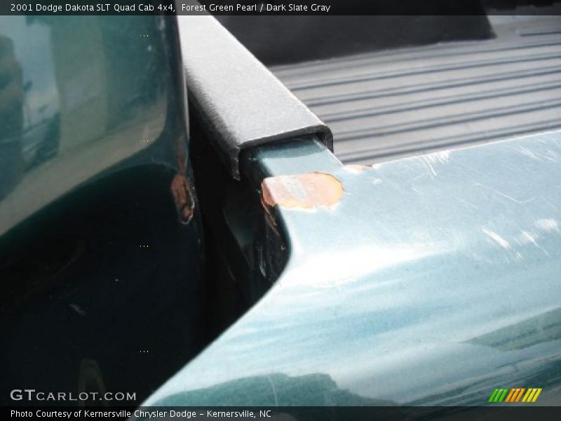 Forest Green Pearl / Dark Slate Gray 2001 Dodge Dakota SLT Quad Cab 4x4