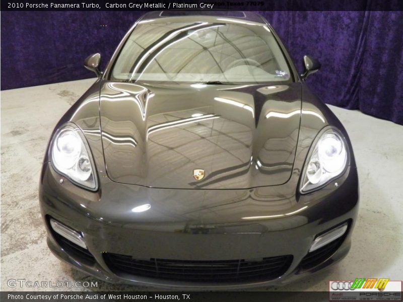 Carbon Grey Metallic / Platinum Grey 2010 Porsche Panamera Turbo