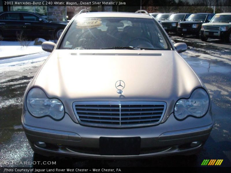Desert Silver Metallic / Java 2003 Mercedes-Benz C 240 4Matic Wagon
