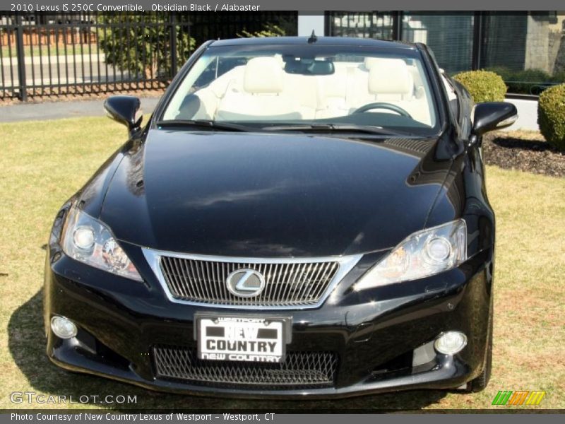 Obsidian Black / Alabaster 2010 Lexus IS 250C Convertible