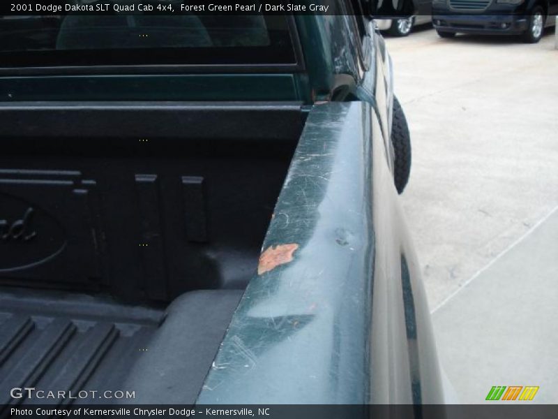 Forest Green Pearl / Dark Slate Gray 2001 Dodge Dakota SLT Quad Cab 4x4