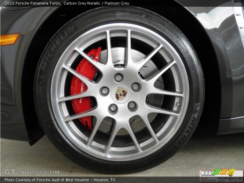 Carbon Grey Metallic / Platinum Grey 2010 Porsche Panamera Turbo