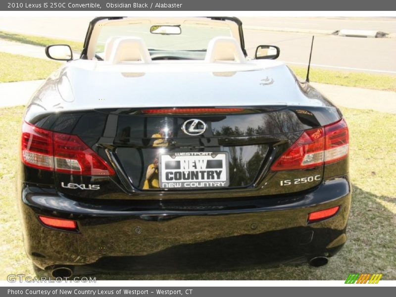 Obsidian Black / Alabaster 2010 Lexus IS 250C Convertible