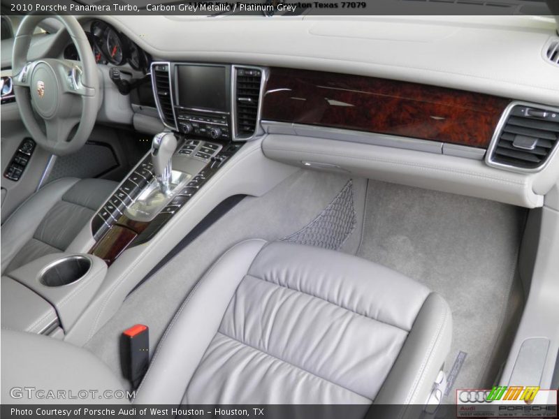 Carbon Grey Metallic / Platinum Grey 2010 Porsche Panamera Turbo