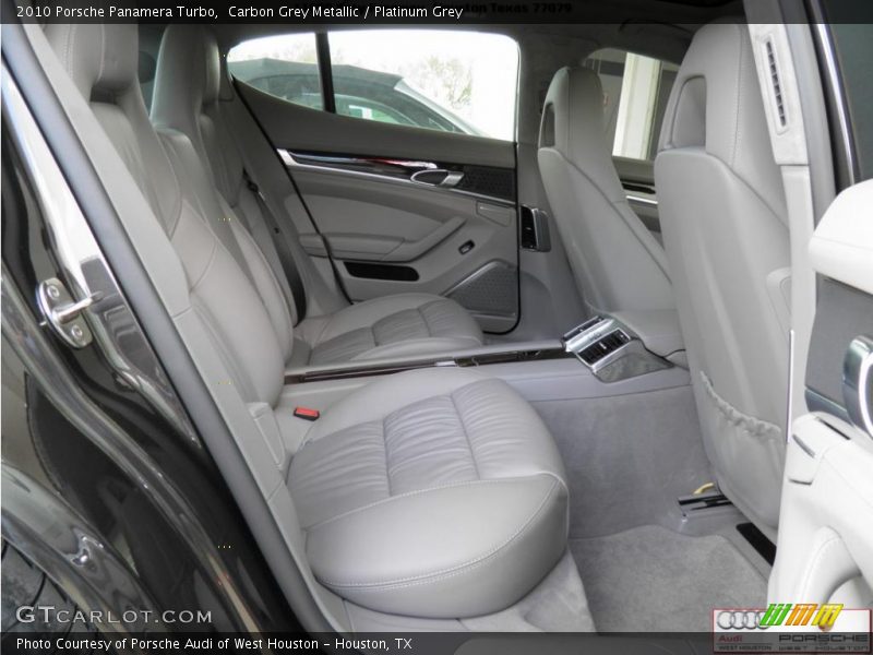 Carbon Grey Metallic / Platinum Grey 2010 Porsche Panamera Turbo