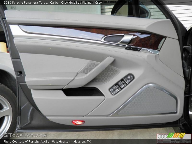 Carbon Grey Metallic / Platinum Grey 2010 Porsche Panamera Turbo