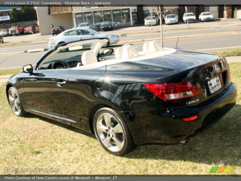 Obsidian Black / Alabaster 2010 Lexus IS 250C Convertible
