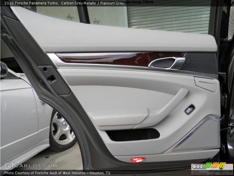 Carbon Grey Metallic / Platinum Grey 2010 Porsche Panamera Turbo