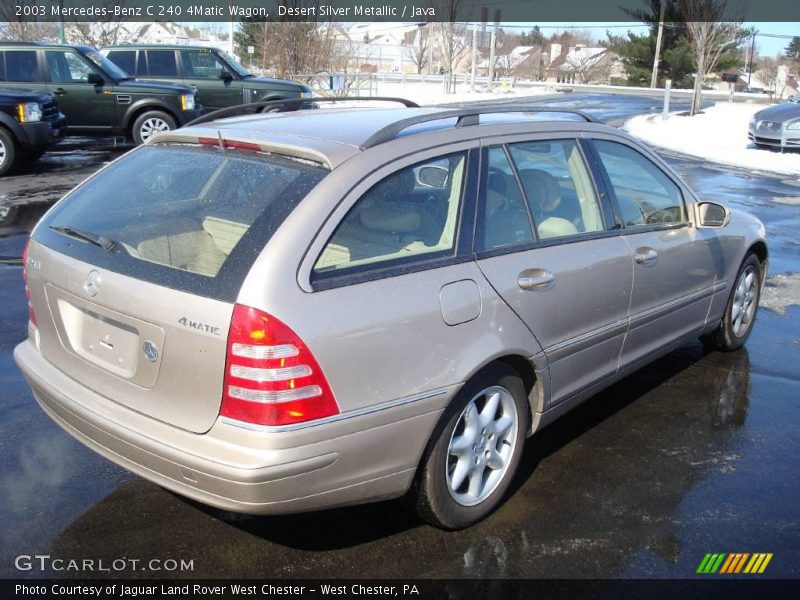 Desert Silver Metallic / Java 2003 Mercedes-Benz C 240 4Matic Wagon