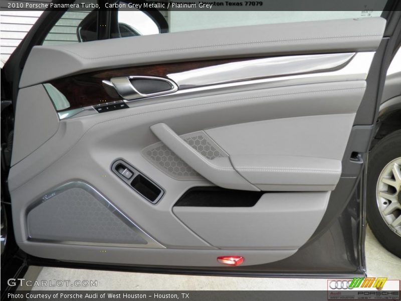 Carbon Grey Metallic / Platinum Grey 2010 Porsche Panamera Turbo