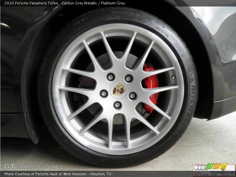Carbon Grey Metallic / Platinum Grey 2010 Porsche Panamera Turbo