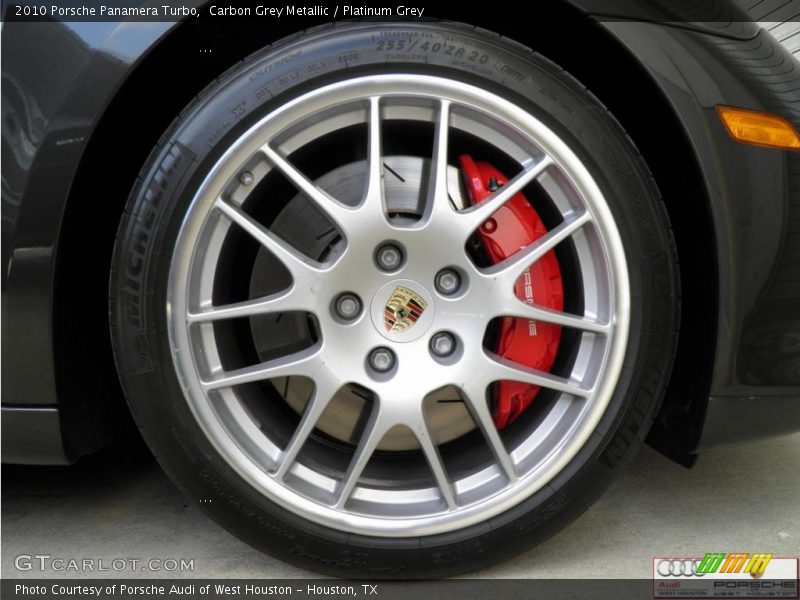 Carbon Grey Metallic / Platinum Grey 2010 Porsche Panamera Turbo