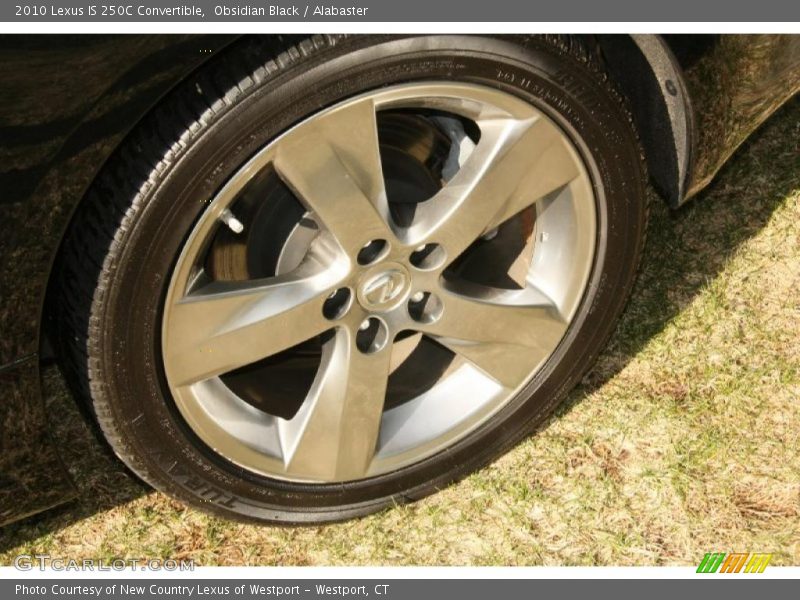Obsidian Black / Alabaster 2010 Lexus IS 250C Convertible