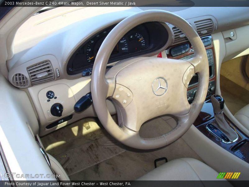 Desert Silver Metallic / Java 2003 Mercedes-Benz C 240 4Matic Wagon