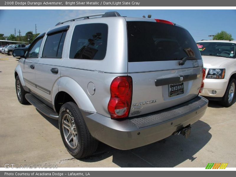 Bright Silver Metallic / Dark/Light Slate Gray 2008 Dodge Durango Adventurer