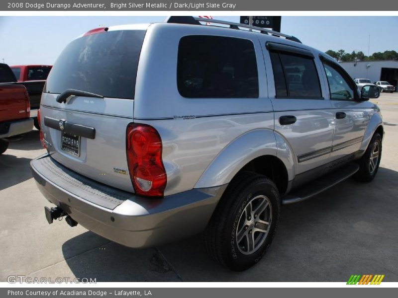 Bright Silver Metallic / Dark/Light Slate Gray 2008 Dodge Durango Adventurer