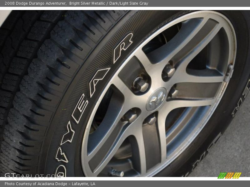 Bright Silver Metallic / Dark/Light Slate Gray 2008 Dodge Durango Adventurer