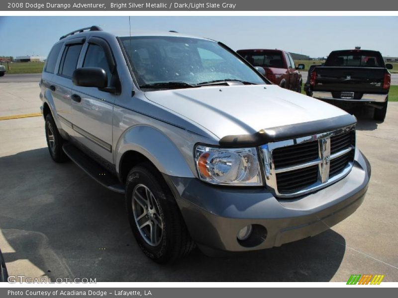 Bright Silver Metallic / Dark/Light Slate Gray 2008 Dodge Durango Adventurer