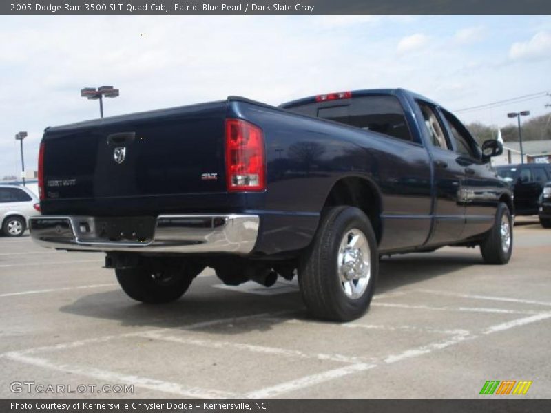 Patriot Blue Pearl / Dark Slate Gray 2005 Dodge Ram 3500 SLT Quad Cab