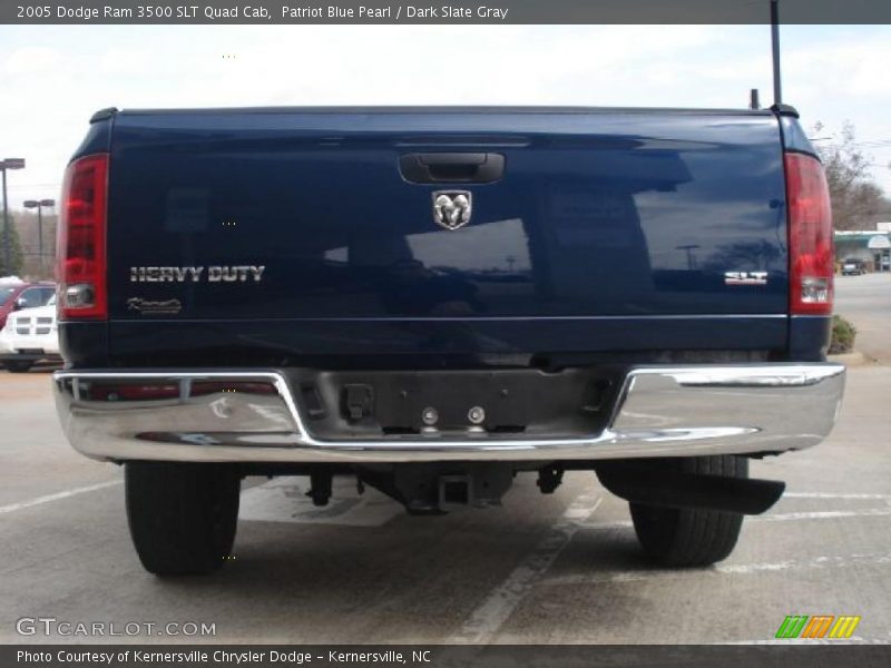 Patriot Blue Pearl / Dark Slate Gray 2005 Dodge Ram 3500 SLT Quad Cab