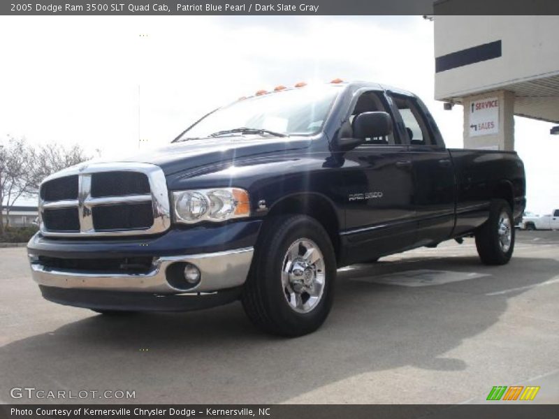 Patriot Blue Pearl / Dark Slate Gray 2005 Dodge Ram 3500 SLT Quad Cab