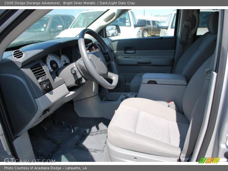  2008 Durango Adventurer Dark/Light Slate Gray Interior