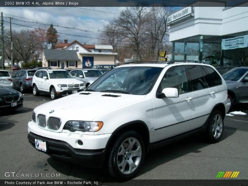 Alpine White / Beige 2002 BMW X5 4.4i