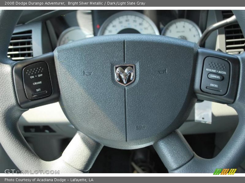 Bright Silver Metallic / Dark/Light Slate Gray 2008 Dodge Durango Adventurer