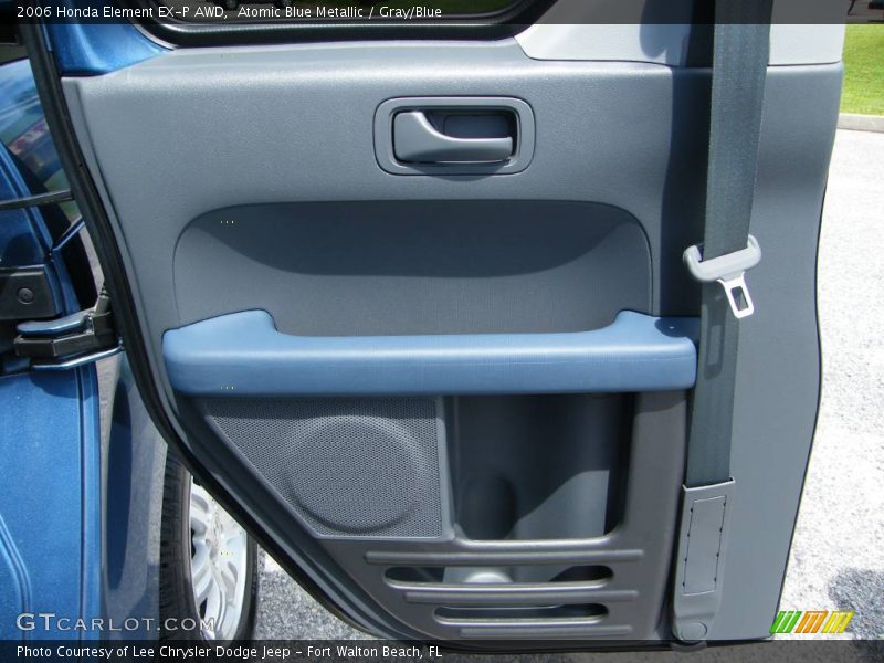Atomic Blue Metallic / Gray/Blue 2006 Honda Element EX-P AWD