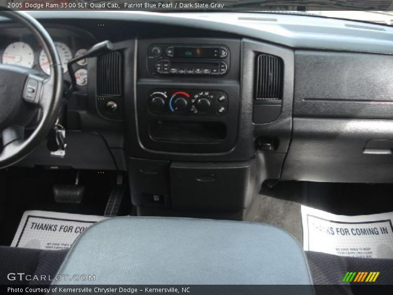 Patriot Blue Pearl / Dark Slate Gray 2005 Dodge Ram 3500 SLT Quad Cab