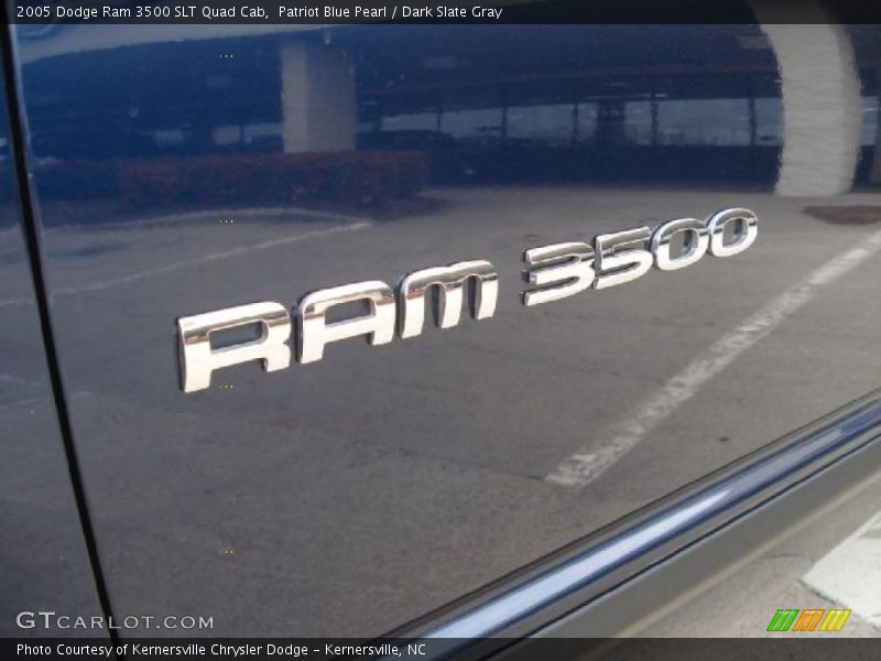 Patriot Blue Pearl / Dark Slate Gray 2005 Dodge Ram 3500 SLT Quad Cab