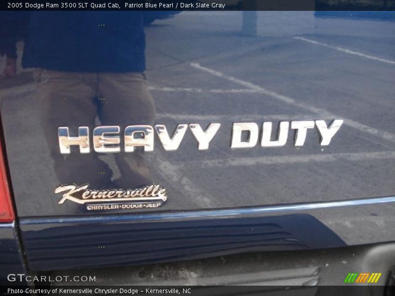 Patriot Blue Pearl / Dark Slate Gray 2005 Dodge Ram 3500 SLT Quad Cab