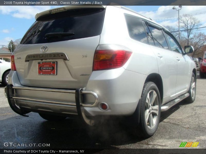Classic Silver Metallic / Black 2008 Toyota Highlander Sport 4WD